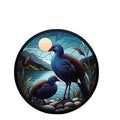 Pukeko Stained Glass Hanger 300dia