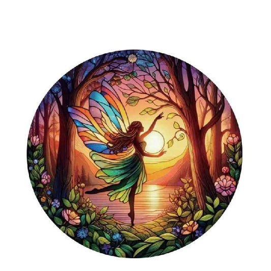 Fairy Stained Glass Hanger