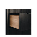 Anders Tallboy - 4 Drawer - Black Oak