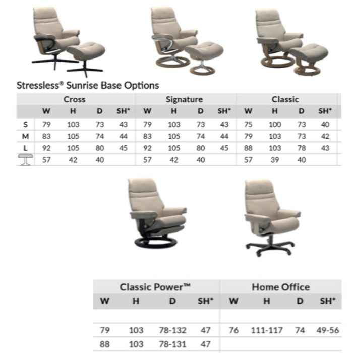Stressless Sunrise Leather Recliner - Cross Base - Special Buy (Batick)