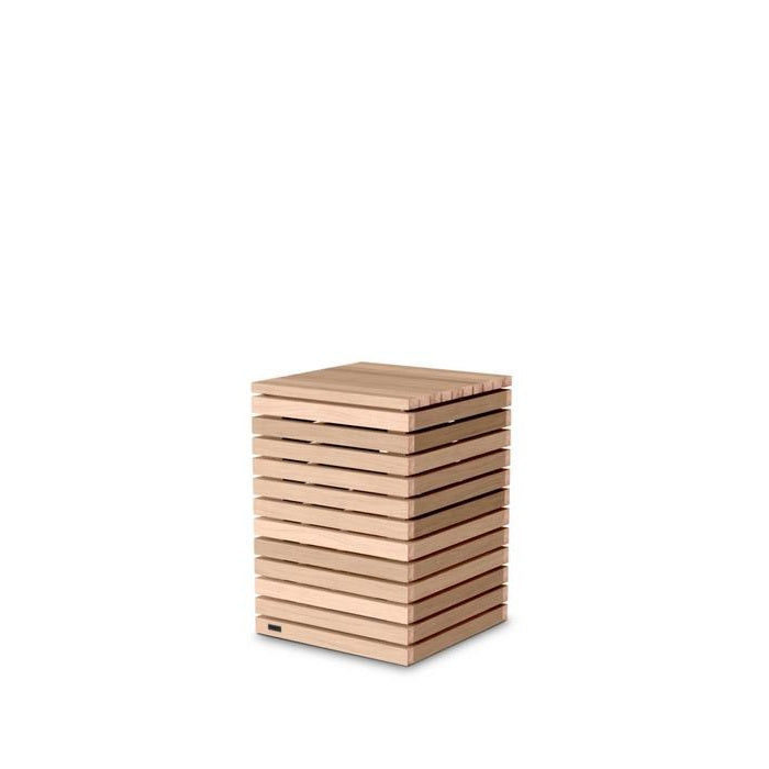 Tank Side Table 640h - TEAK