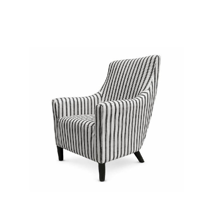 Tyler Stripe Tub Chair – Classic Linen Comfort
