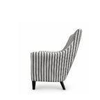 Tyler Stripe Tub Chair – Classic Linen Comfort