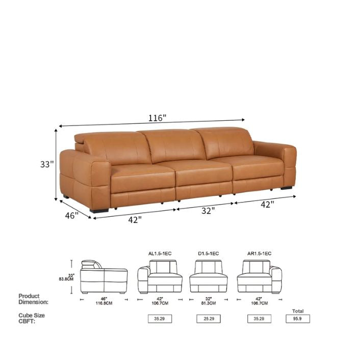 Emma 3s Chaise sofa bed