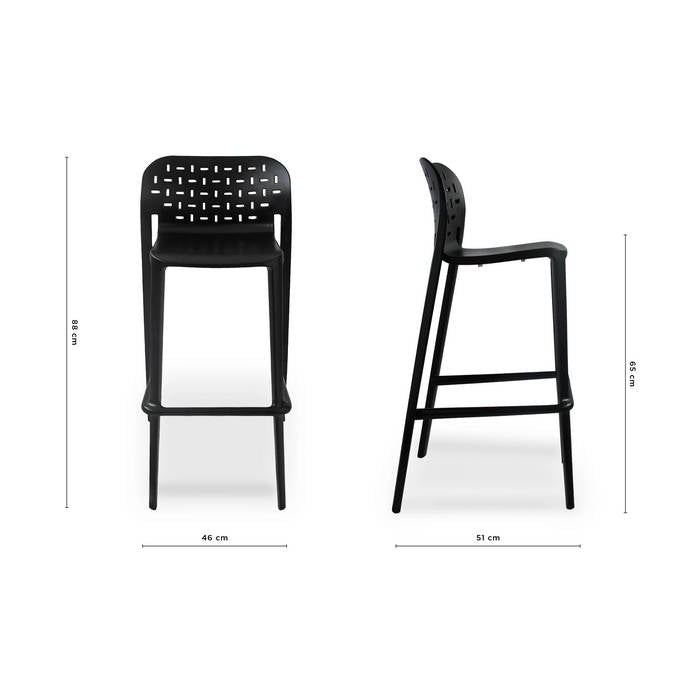 Abuso Outdoor Barstool 750sh - (Stackable) - Paulas Home & Living