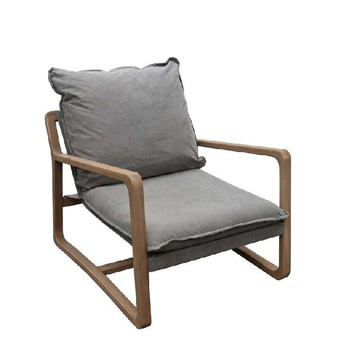 Acer Lounge Chair - Dark Grey - Paulas Home & Living