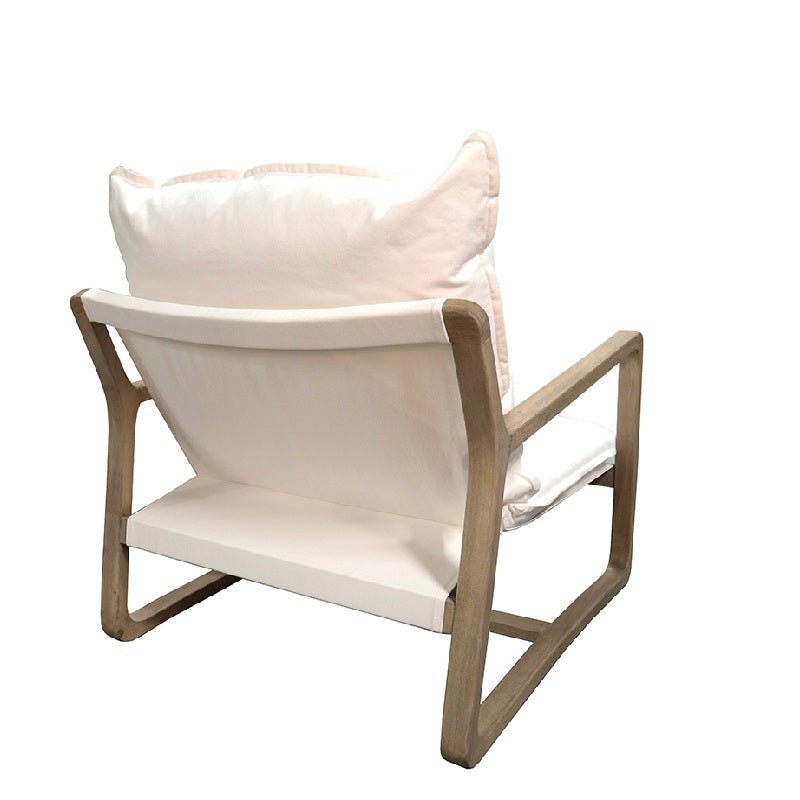 Acer Lounge Chair - Ivory - Paulas Home & Living