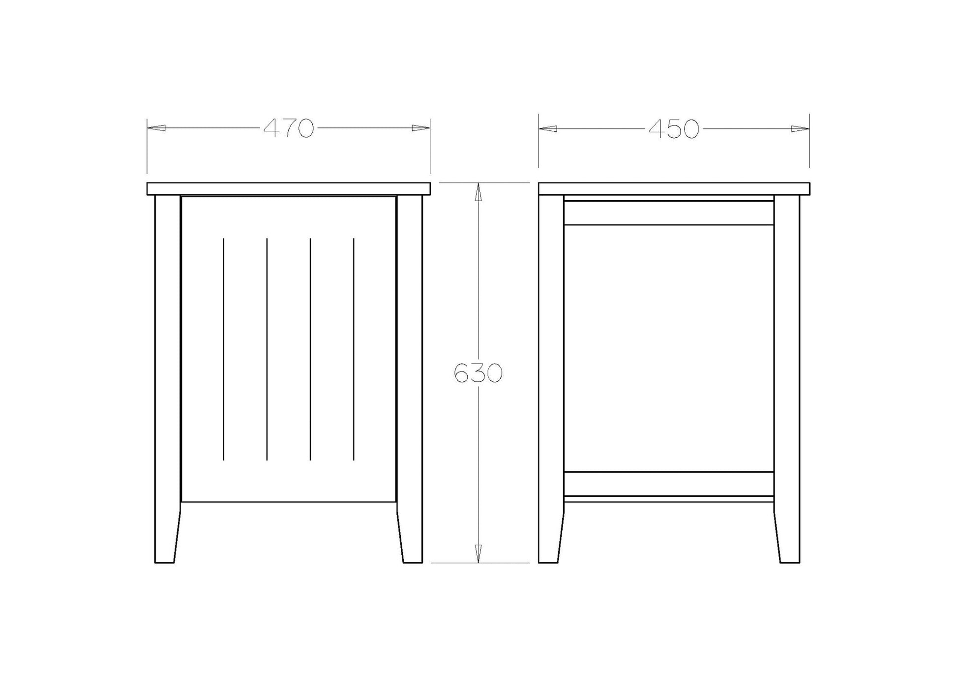 Adventure Bedside 1 Door - Paulas Home & Living