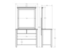Adventure Dresser & Mirror 4 Drawer - Paulas Home & Living