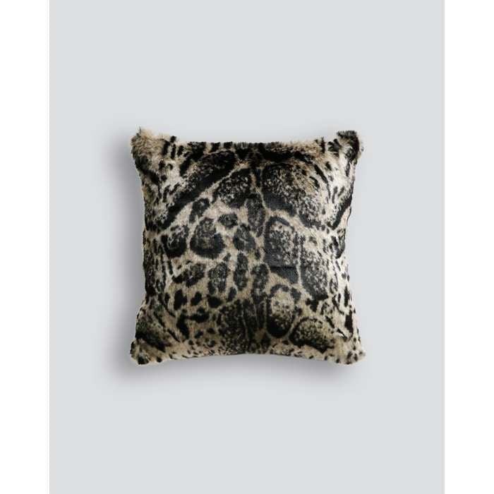 African Leopard Cushion (Faux Fur) - Paulas Home & Living