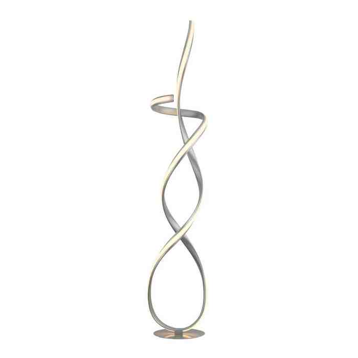 Ainhoa LED Floor Lamp - Silver - Paulas Home & Living