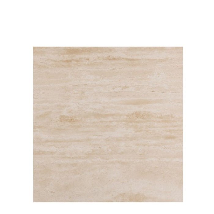 Akita Bar Cabinet - Travertine Top & Oak - 1100h - Paulas Home & Living