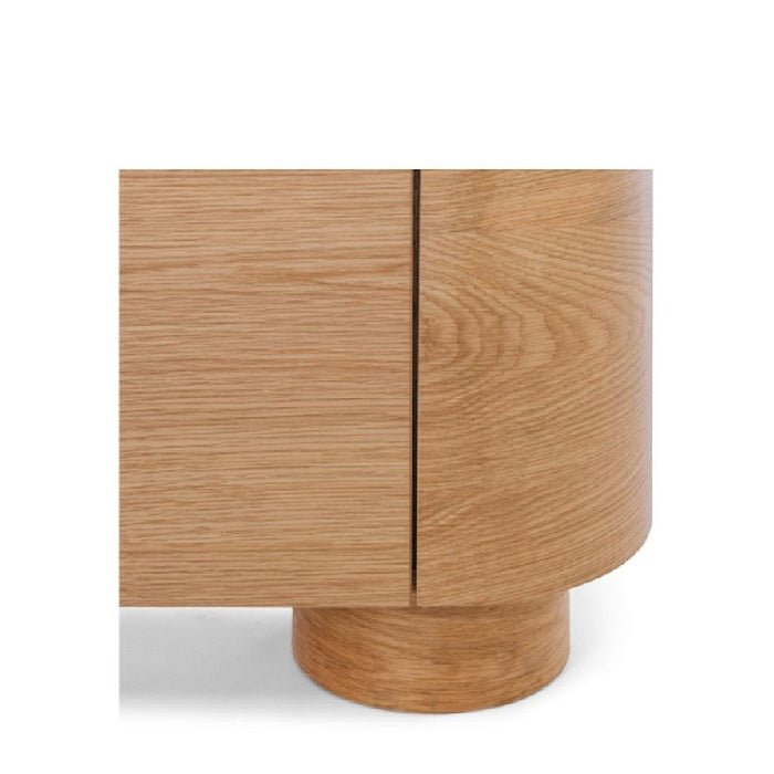 Akita Bar Cabinet - Turkish Rose Top & Oak - 1100h - Paulas Home & Living