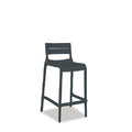 Alfresco Villa Stackable Barstool - Gunmetal Grey - Paulas Home & Living