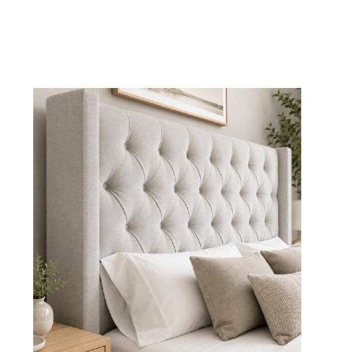 Alma Fabric Headboard Queen to Cali King - Paulas Home & Living