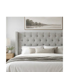 Alma Fabric Headboard Queen to Cali King - Paulas Home & Living
