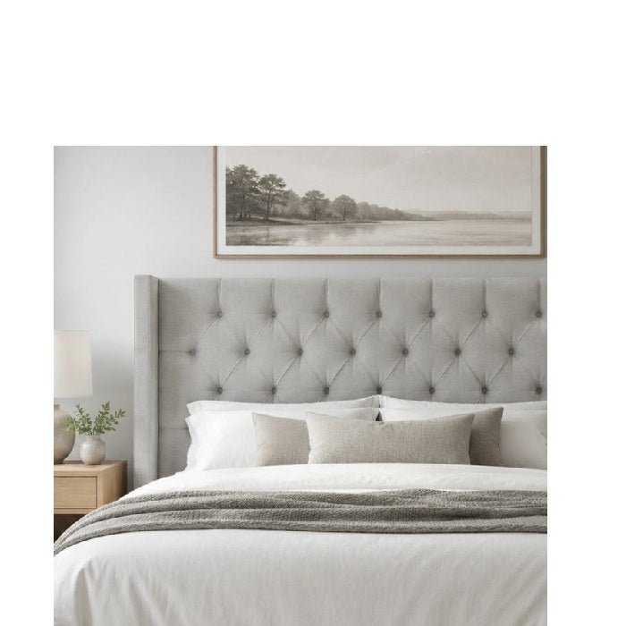 Alma Fabric Headboard Queen to Cali King - Paulas Home & Living