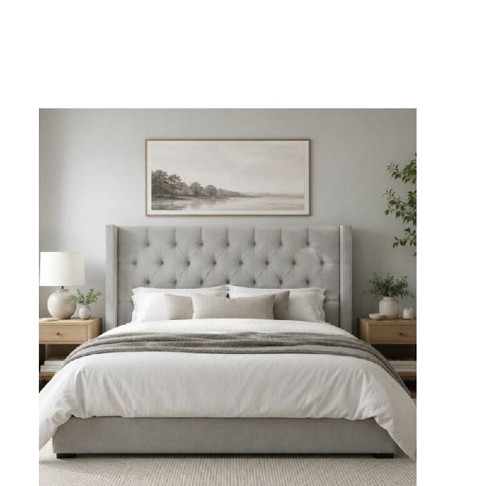 Alma Fabric Headboard Queen to Cali King - Paulas Home & Living