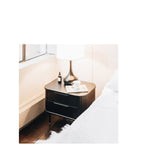 Anders Bedside 2 Drawer - Black Oak - Paulas Home & Living