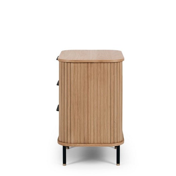 Anders Bedside - 3 Drawer - Natural Oak - Paulas Home & Living