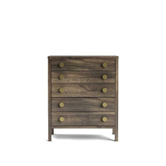 Andes 5 Drawer Tallboy - Ash - Paulas Home & Living