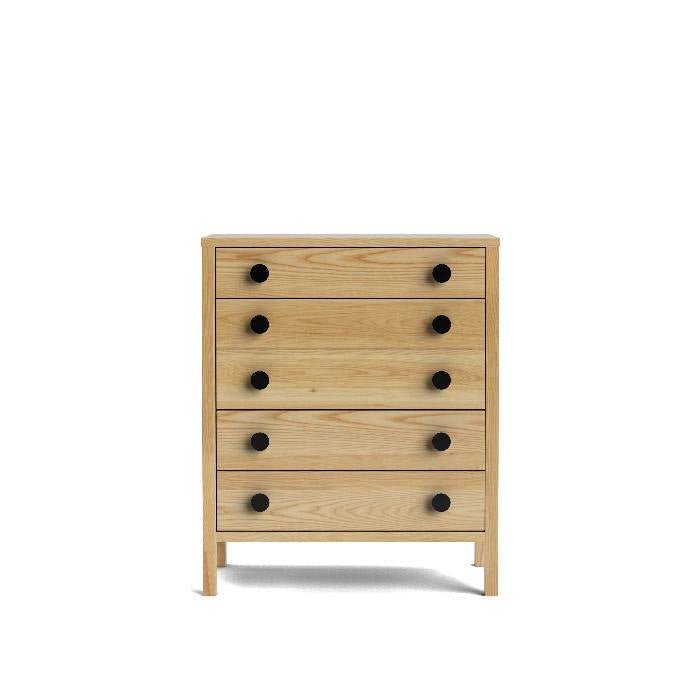 Andes 5 Drawer Tallboy - Ash - Paulas Home & Living