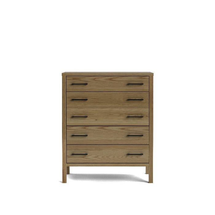 Andes 5 Drawer Tallboy - Ash - Paulas Home & Living