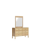 Andes 6 Drawer Dresser - Ash - Paulas Home & Living