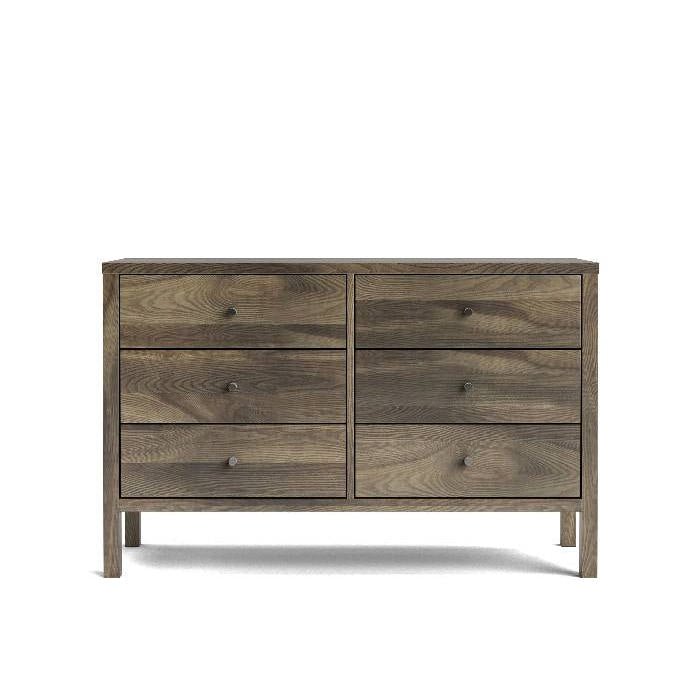 Andes 6 Drawer Lowboy - Ash - Paulas Home & Living