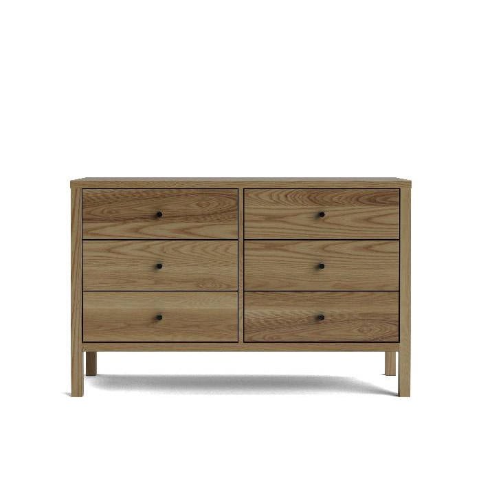 Andes 6 Drawer Lowboy - Ash - Paulas Home & Living