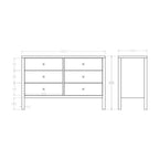 Andes 6 Drawer Lowboy - Ash - Paulas Home & Living