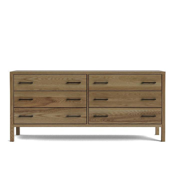 Andes 6 Drawer Lowboy Wide - Ash - Paulas Home & Living