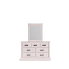 Asher Dresser and Mirror 7 Drawer - Paulas Home & Living