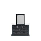 Asher Dresser and Mirror 7 Drawer - Paulas Home & Living