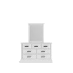 Asher Dresser and Mirror 7 Drawer - Paulas Home & Living
