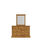 Asher Dresser and Mirror 7 Drawer - Paulas Home & Living