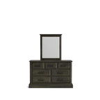 Asher Dresser and Mirror 7 Drawer - Paulas Home & Living