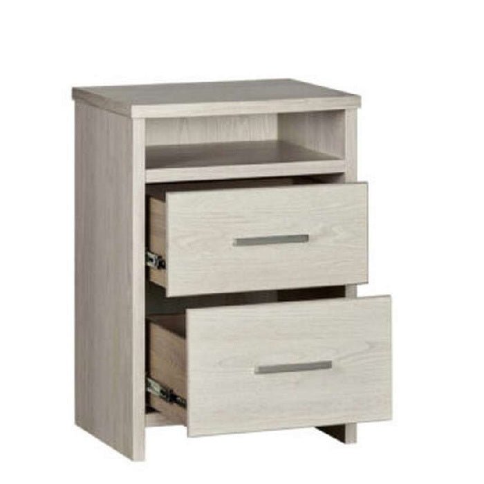 Atlas Bedside 2 Drawer (Tall 680h) - Paulas Home & Living