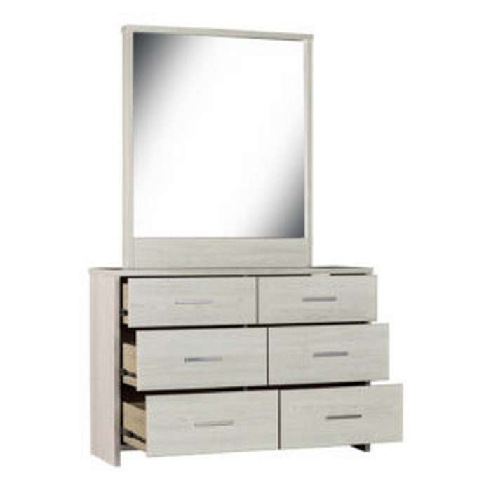 Atlas Dresser & Mirror 6 Drawer - Paulas Home & Living