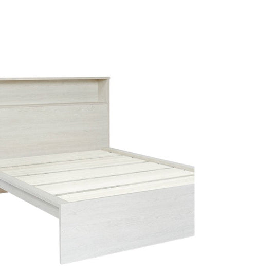Atlas Slatframe Bed with Storage Headboard - King Single - Paulas Home & Living