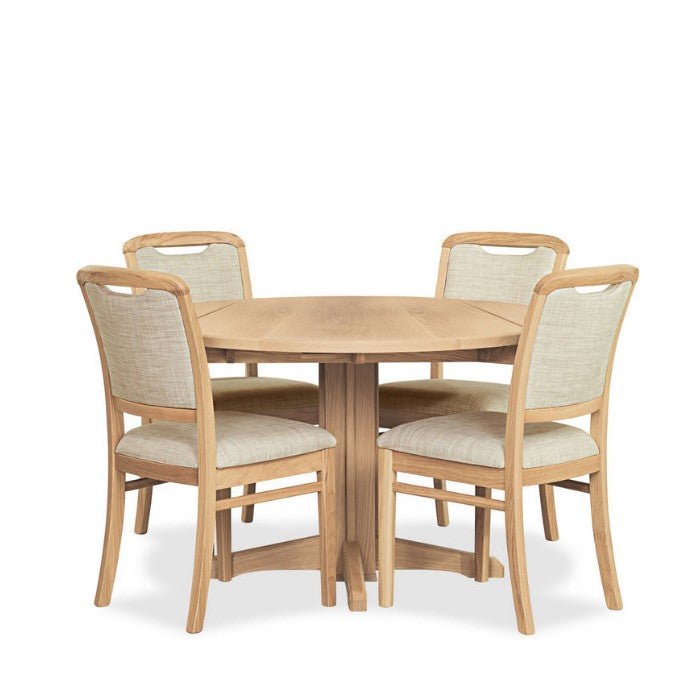 Avondale & Melody Dining Suite Oak - 1200w (4 pce) - Paulas Home & Living