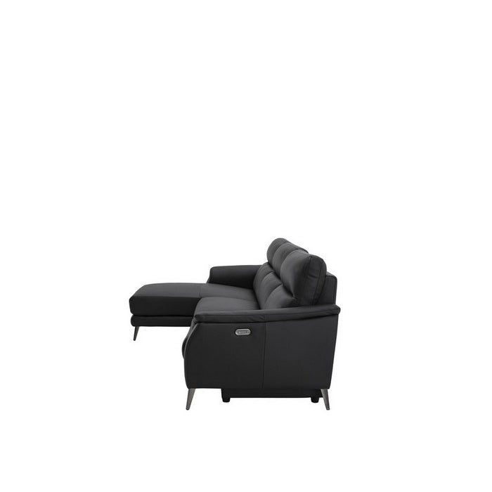 Bailey 4 Seater Power Leather Reclining Sofa & Chaise