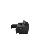 Bailey 4 Seater Power Leather Reclining Sofa & Chaise