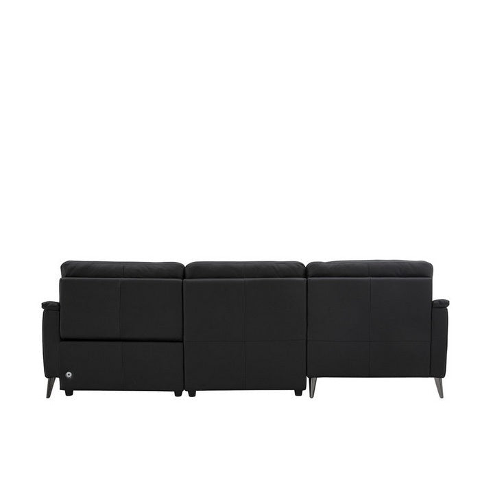 Bailey 4 Seater Power Leather Reclining Sofa & Chaise