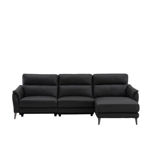 Bailey 4 Seater Power Leather Reclining Sofa & Chaise