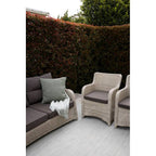 Bali Outdoor Lounge Suite - 2 Seater & x2 Chairs (3 Pce) - Paulas Home & Living