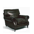 Balmoral Single Seater - Uncorrected Aniline Leather - Paulas Home & Living