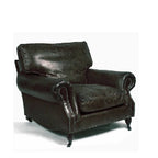 Balmoral Single Seater - Uncorrected Aniline Leather - Paulas Home & Living