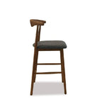 Baradine Barstool - Smoked Oak - Paulas Home & Living
