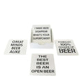Beer Coasters Set 4 - Paulas Home & Living
